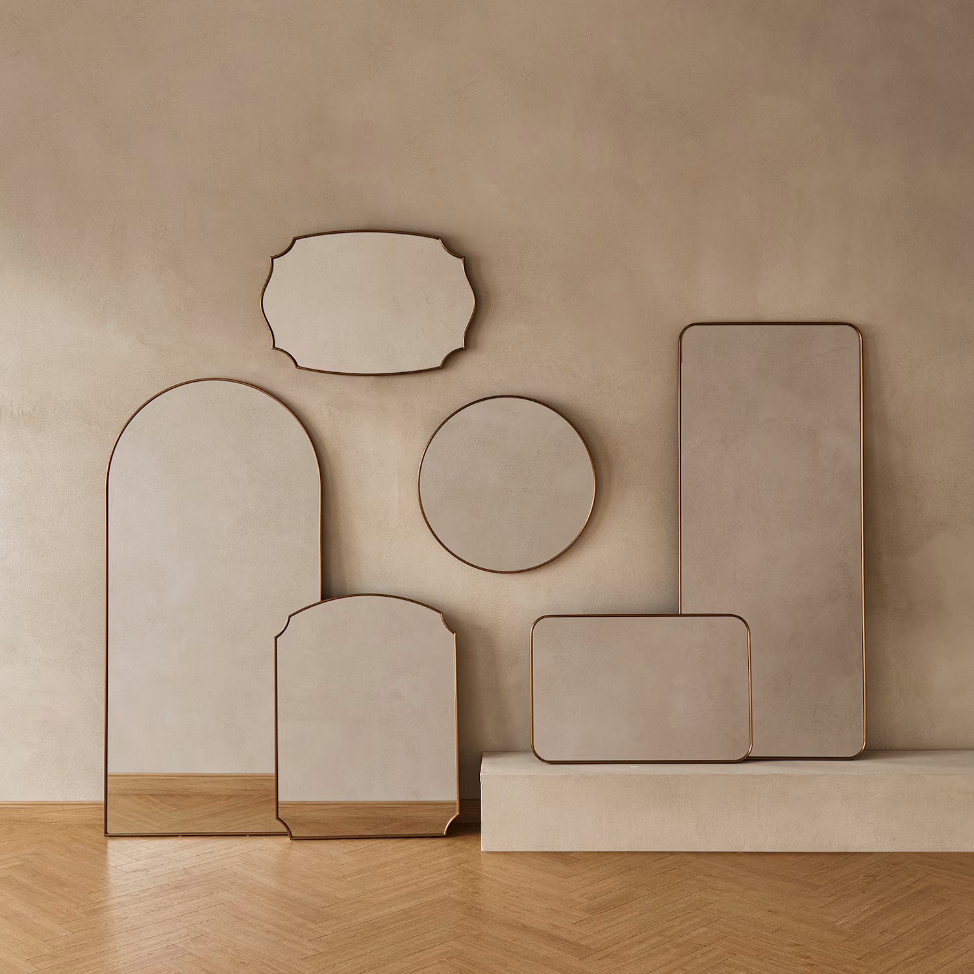 The Solace Rounded Mirror